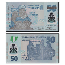 Nigeria 2009-2025 50 Naira P.40 CFU