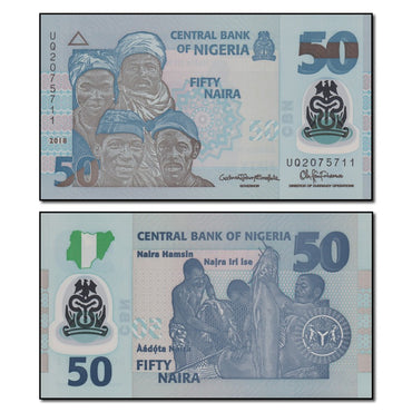Nigeria 2009-2025 50 Naira P.40 CFU