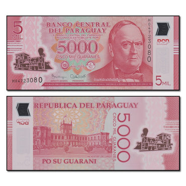 Paraguay 2011-2022 5000 Guaranies P.234 CFU