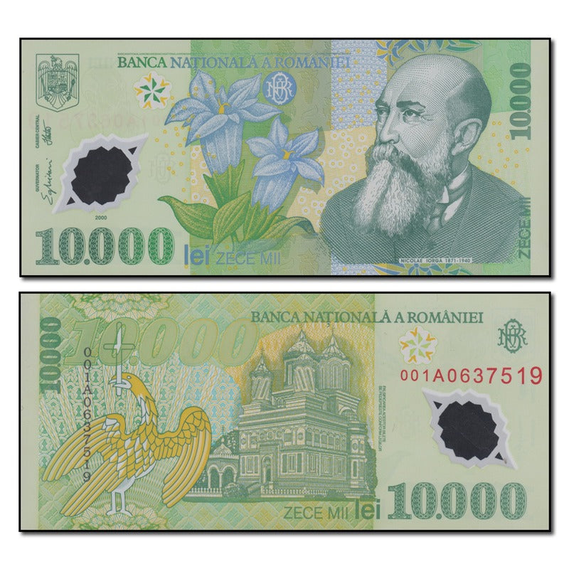 Romania 2000-2001 10,000 Lei P.112 CFU