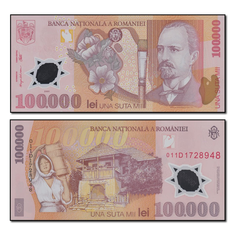 Romania 2001-2004 100,000 Lei P.114 CFU