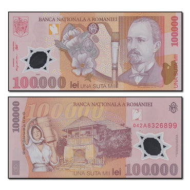 Romania 2001-2004 100,000 Lei P.114 CFU