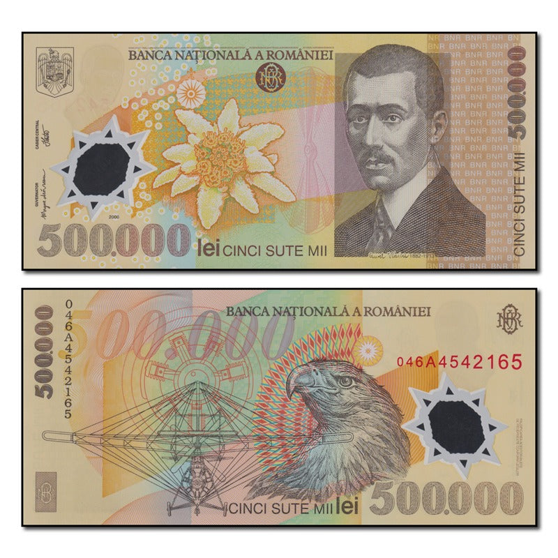 Romania 2000-2004 500,000 Lei P.115 CFU