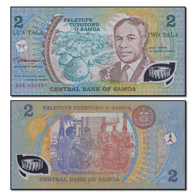 Samoa 1990 2 Tala Polymer P.31 CFU