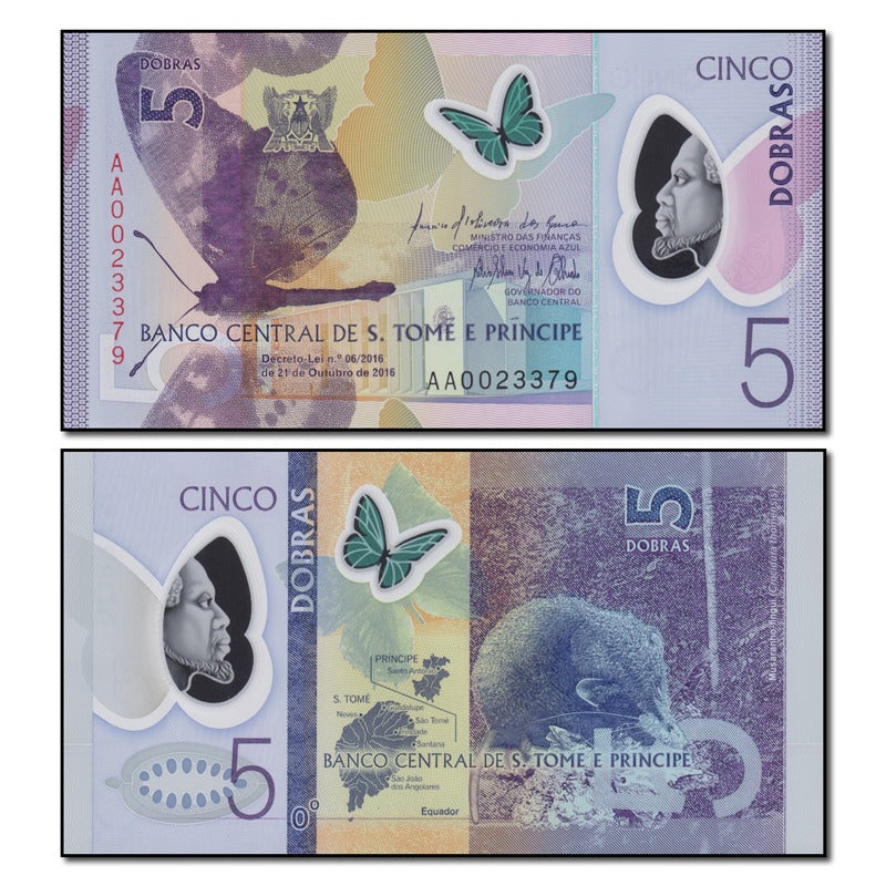 St. Thomas & Prince 2016 5 Dobras P.70