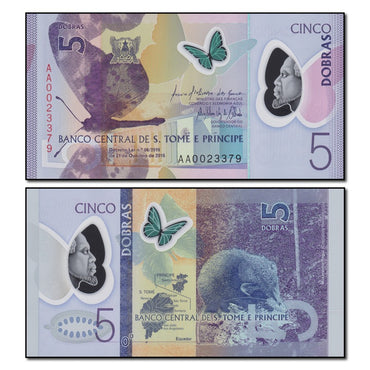 St. Thomas & Prince 2016 5 Dobras P.70