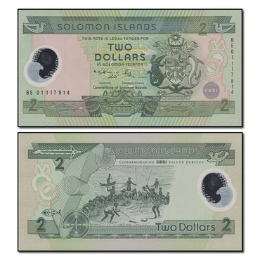 Solomon Islands (2001) 2 Dollars P.23 CFU