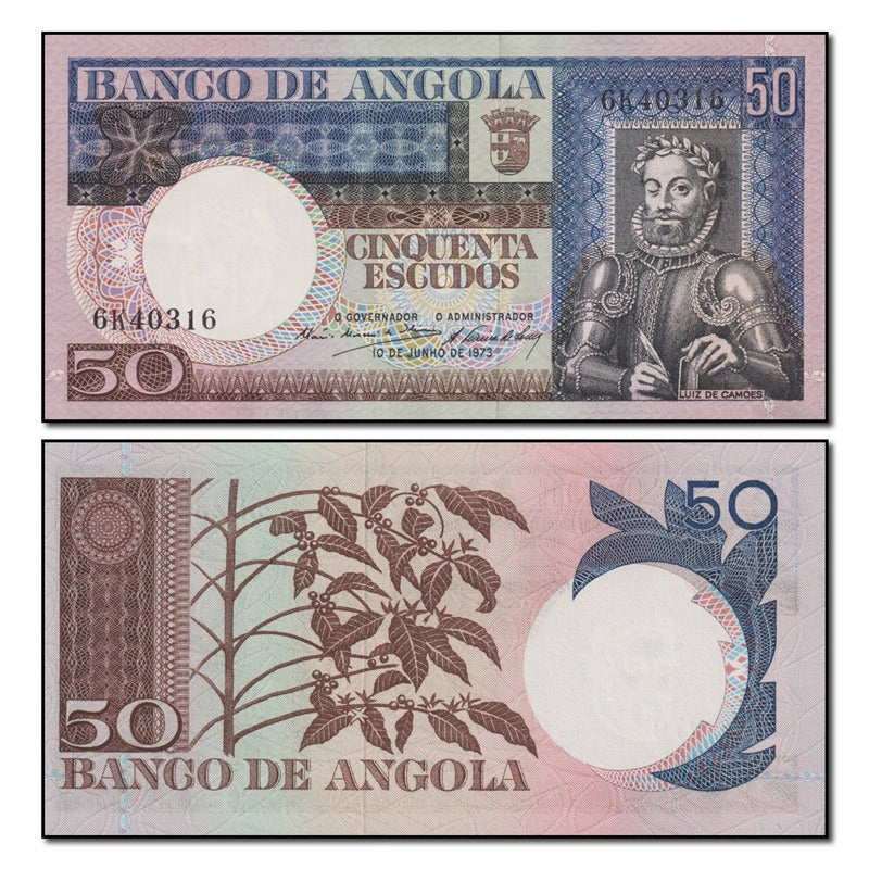 Angola 1973 50 Escudos P.105 CFU