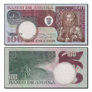 Angola 1973 100 Escudos P.106 CFU