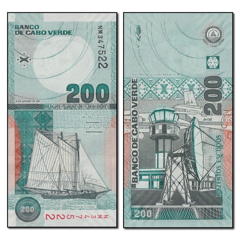 Cape Verde 2005 200 Escudos P.68 CFU