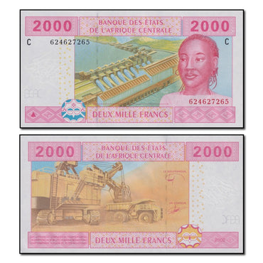 Chad 2002 2000 Francs P.608Ce CFU