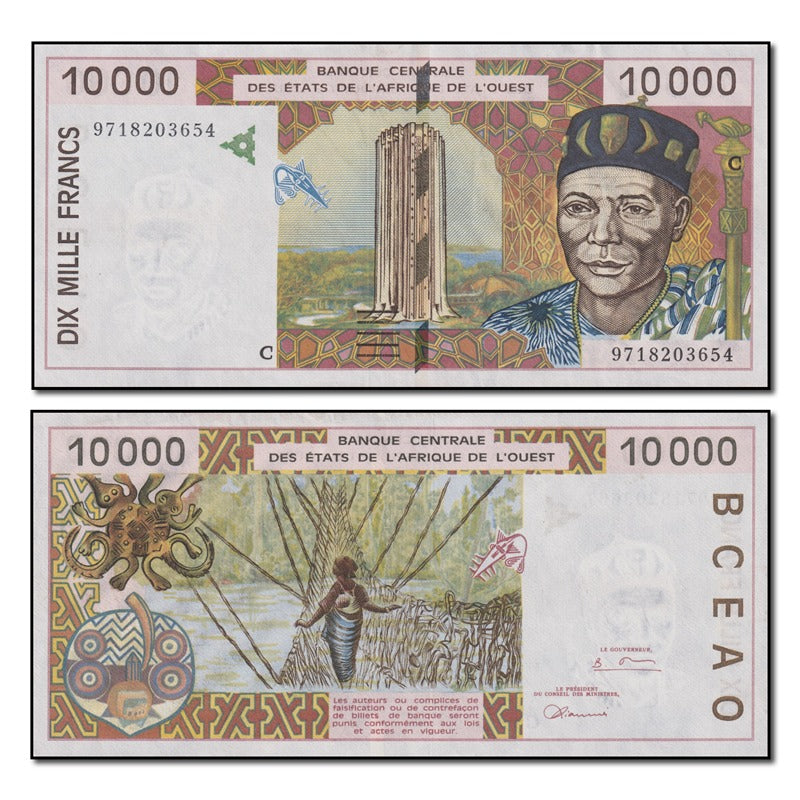Burkina Faso 1997 10,000 Francs P.314Ce CFU