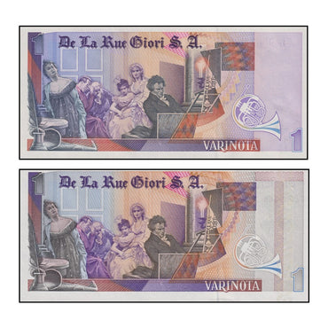 De La Rue Giori Specimen Test Note Beethoven Varinota CFU