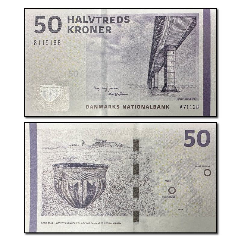 Denmark 2009-2016 50 Kroner P.65 CFU
