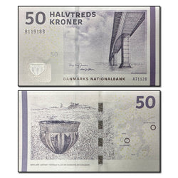 Denmark 2009-2016 50 Kroner P.65 CFU