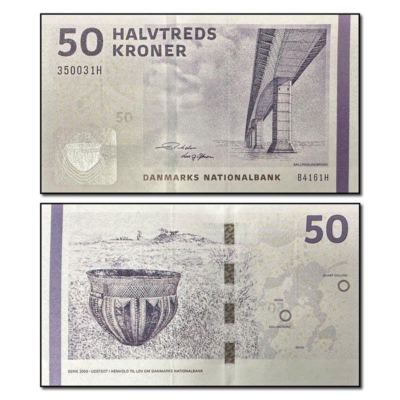 Denmark 2009-2016 50 Kroner P.65 CFU