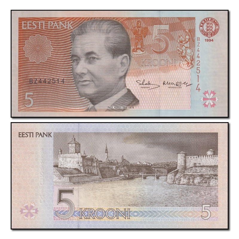 Estonia 1994 5 Krooni P.76 CFU