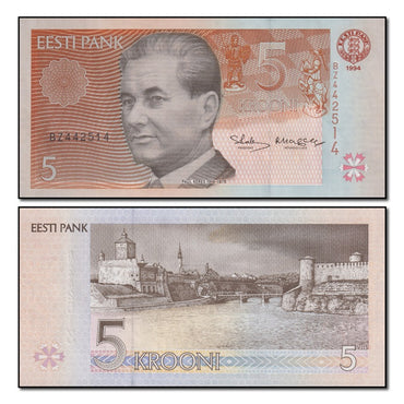 Estonia 1994 5 Krooni P.76 CFU