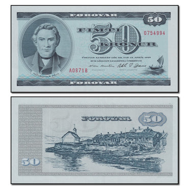 Faeroe Islands 1987 50 Kronur P.20c CFU