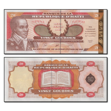 Haiti 2001 20 Gourdes P.271 CFU