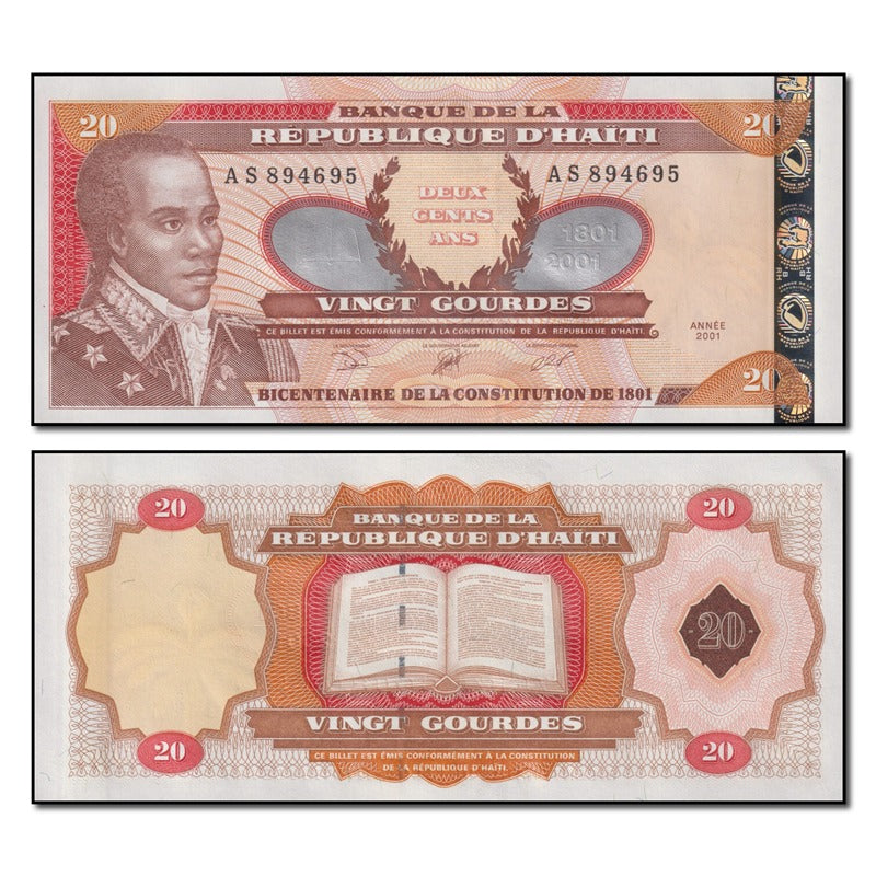 Haiti 2001 20 Gourdes P.271Aa CFU
