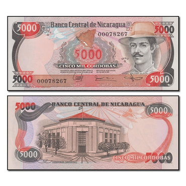 Nicaragua 1985 5000 Cordobas P.146