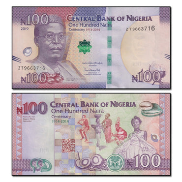 Nigeria 2019 100 Naira P.41 CFU