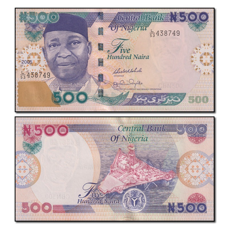 Nigeria 2001-2022 500 Naira P.30 CFU