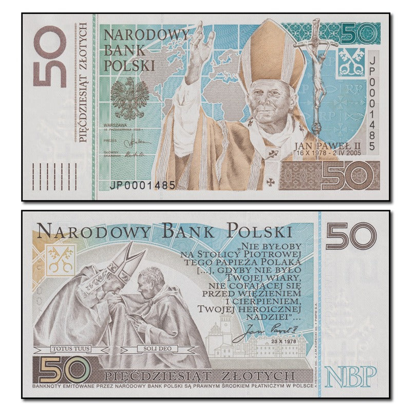 Poland 2006 50 Zlotych P.178 Inc. folder CFU