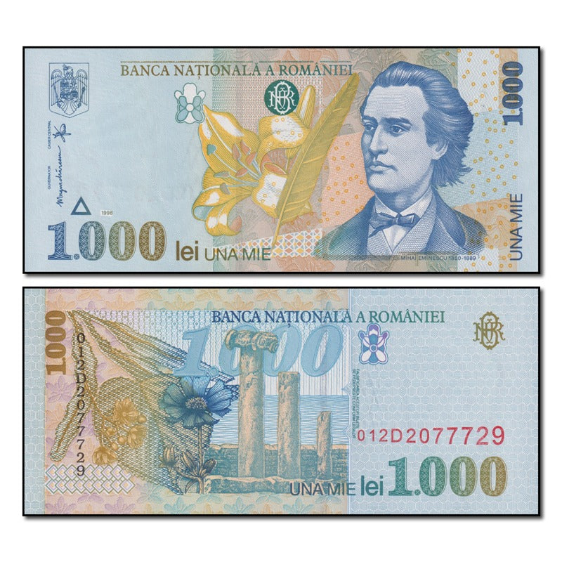 Romania 1998 1000 Lei P.106(2) CFU