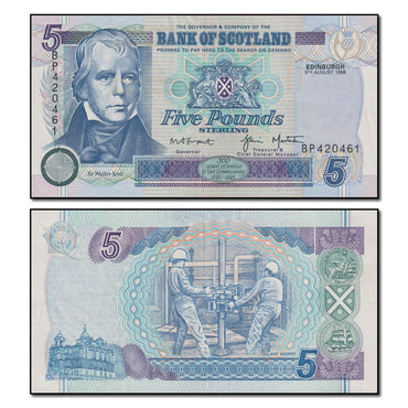 Scotland 1998 5 Pounds P.119c CFU