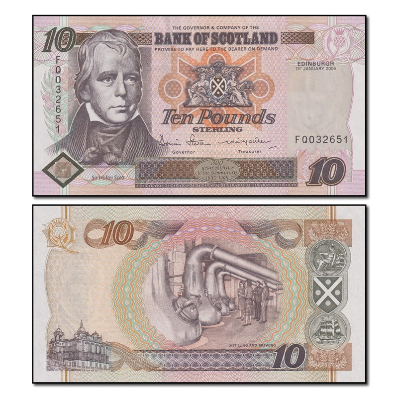 Scotland 2006 10 Pounds P.120f CFU