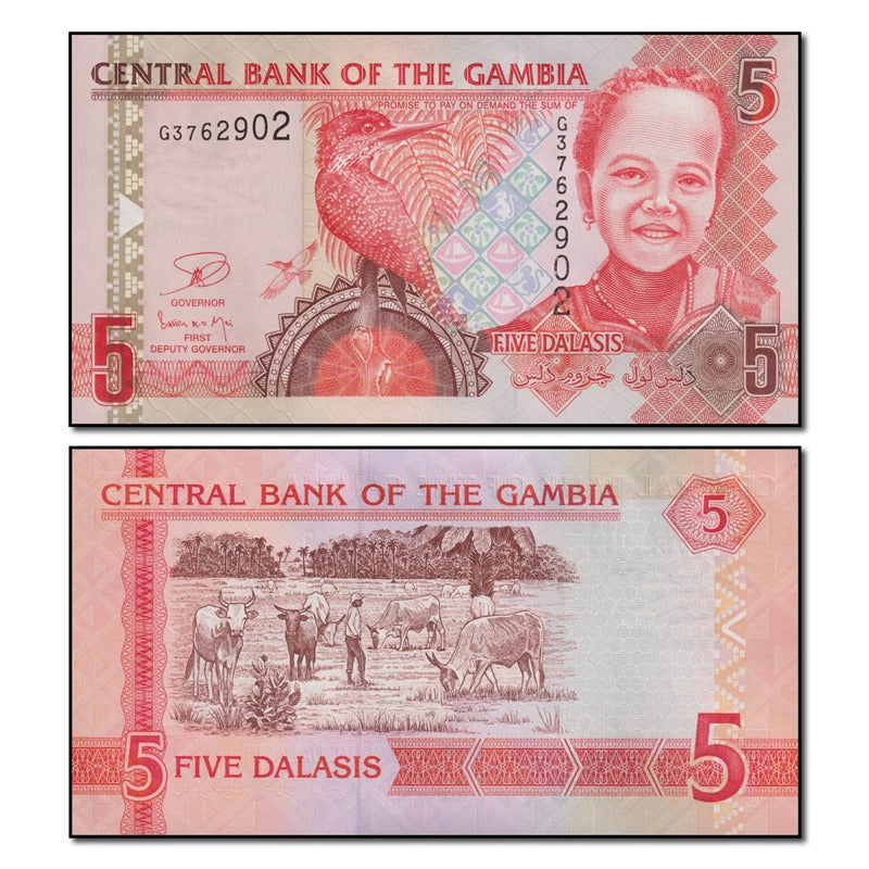 Gambia (2006-2014) 5 Dalasis P.25c CFU