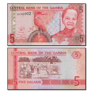 Gambia (2006-2014) 5 Dalasis P.25c CFU