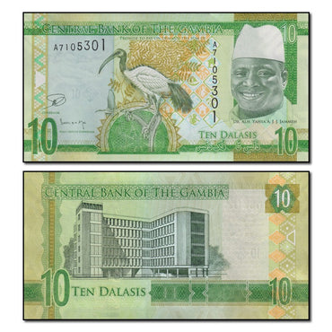 Gambia (2015) 10 Dalasis P.32 CFU