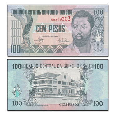 Guinea Bissau 1990 100 Pesos P.11 CFU