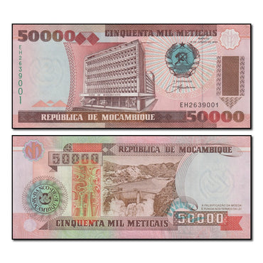 Mozambique 1993 50,000 Meticais P.138 CFU