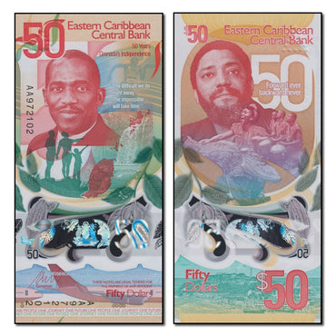 East Caribbean States 2024 50 Dollars P.62 CFU