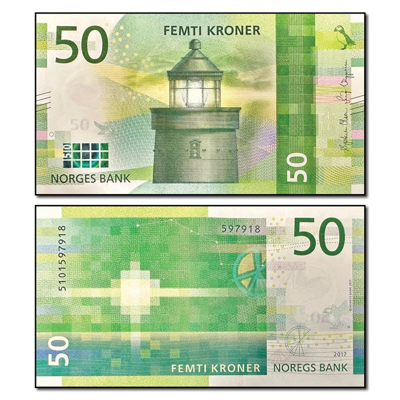 Norway 2017 50 Kroner P.53 CFU