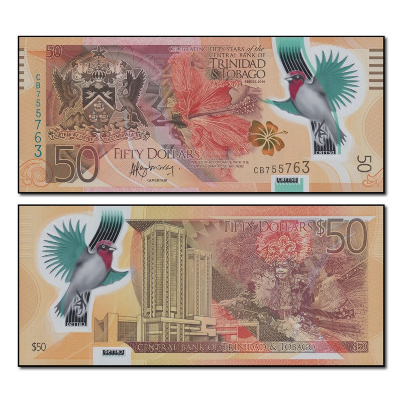 Trinidad & Tobago 2014 50 Dollars P.54 CFU