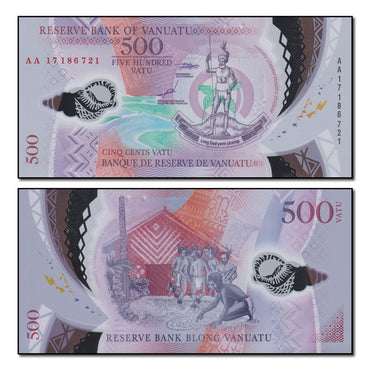 Vanuatu 2017 500 Vatu P.18(2) CFU