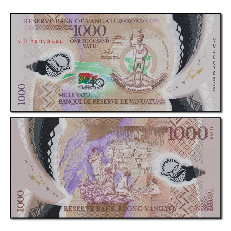 Vanuatu 2020 1000 Vatu Commemorative P.21 CFU
