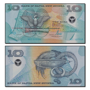 Papua New Guinea (2000-2002) 10 Kina P.26 CFU