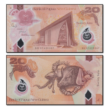 Papua New Guinea 2007-2014 20 Kina P.31 CFU