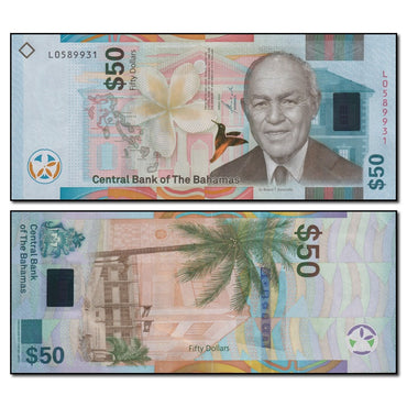 Bahamas 2019 50 Dollars P.81 CFU