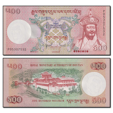 Bhutan 2011 500 Ngultrum P.33b