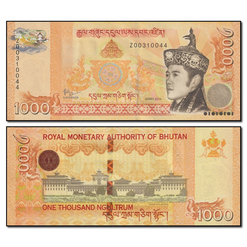 Bhutan 2016 1000 Ngultrum P.34z CFU
