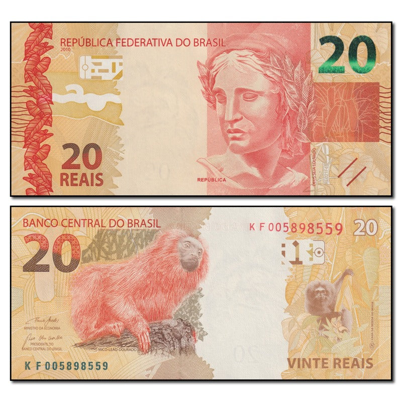 Brazil 2010 (2023) 20 Reais P.255e CFU