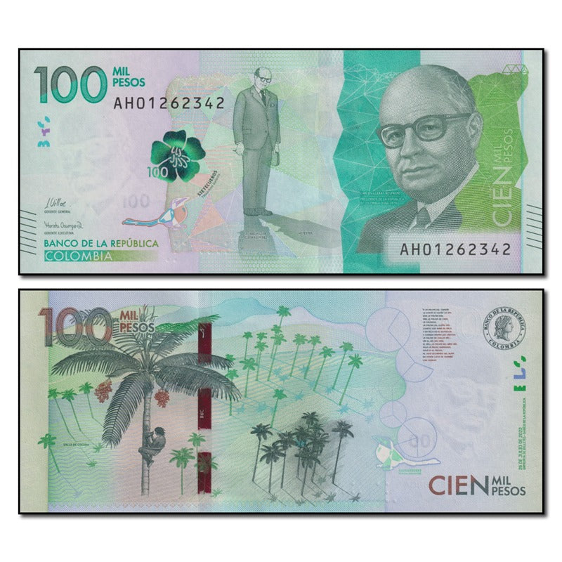 Colombia 2022 100,000 Pesos P.463e CFU