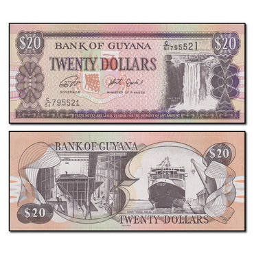 Guyana (1996-2018) 20 Dollars P.30 CFU